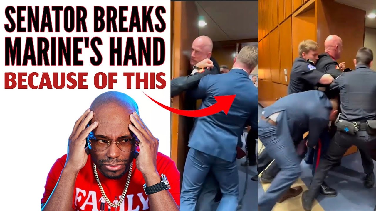 Republican Senator Tim Sheehy Who Is funded by AIPAC assisted in breaking Marine Veteran's Hand