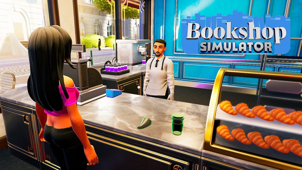 У нас появилась зона КАФЕ! #9 Bookshop simulator