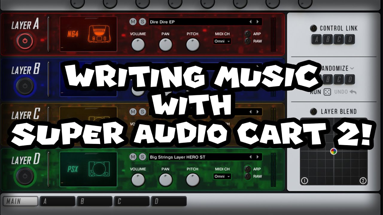 Writing Music using Super Audio Cart 2!
