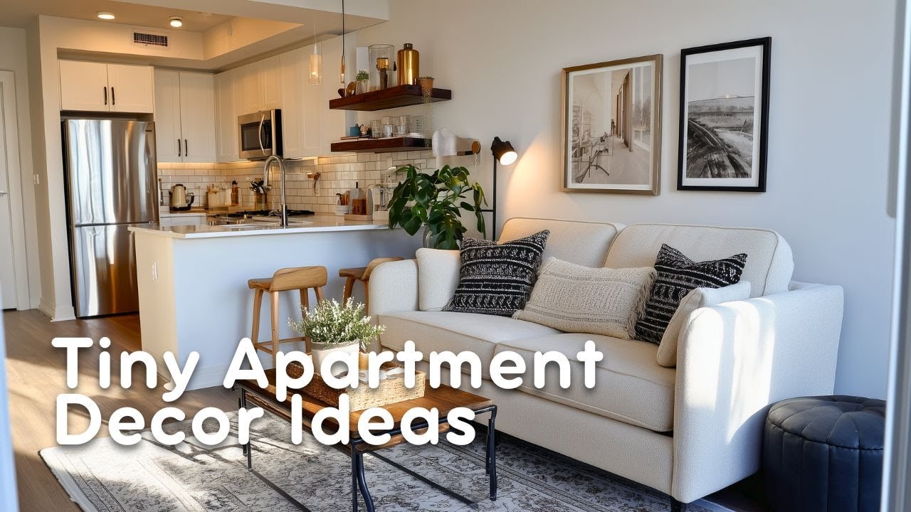 12 Tiny Apartment Decor Ideas That Make Any Small Space Look Instantly Bigger