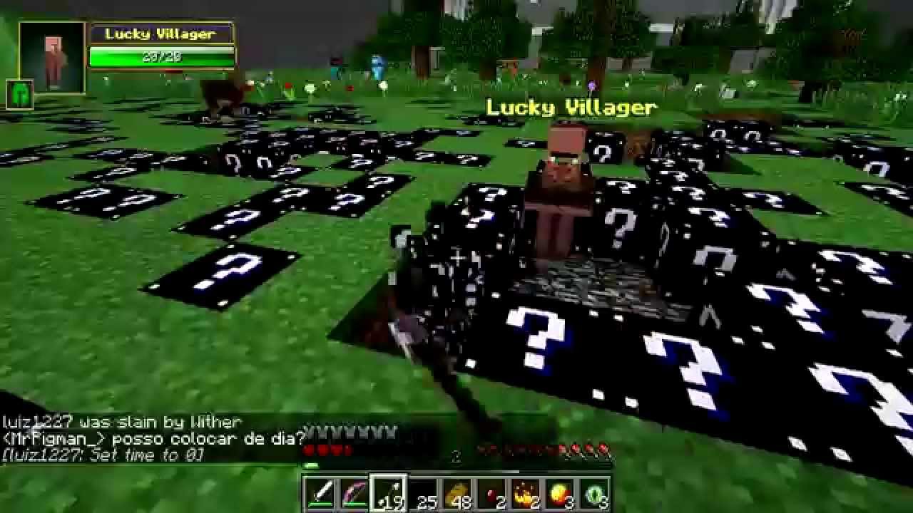 Minecraft - LUCKY BLOCK!! - MINI GAME PVP #1