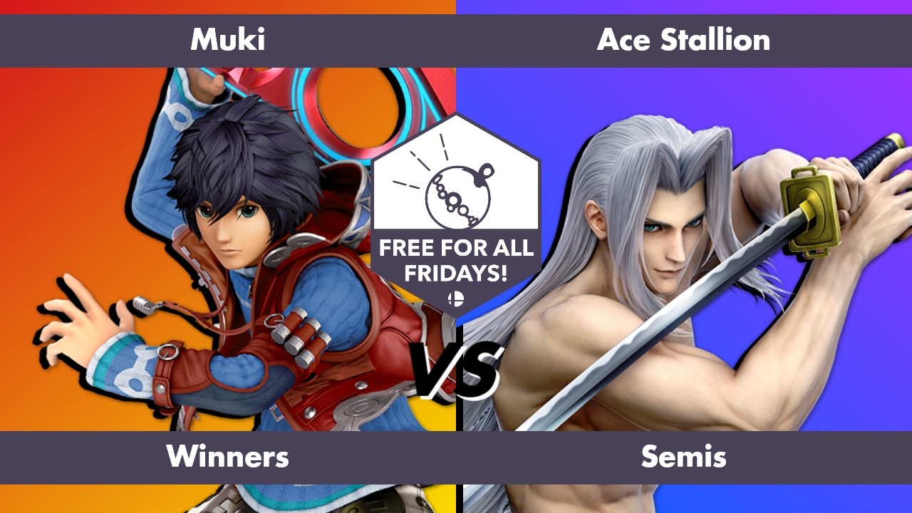 Free for All Fridays 80 Winners Semis: Muki (Shulk) vs Ace Stallion (Sephiroth)