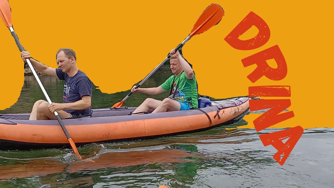 Evezés a Drina folyón Szerbiában