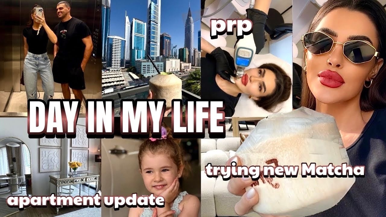 Vlog | Apartment Updates, Coconut Matcha Tasting,  Temu Haul, PRP for Hair & Face! 🥥