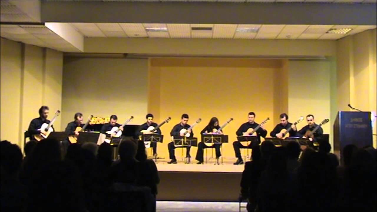G. F. Handel, Concerto Op.4 No.6 (I. Andante-allegro) - Greek Guitar Group