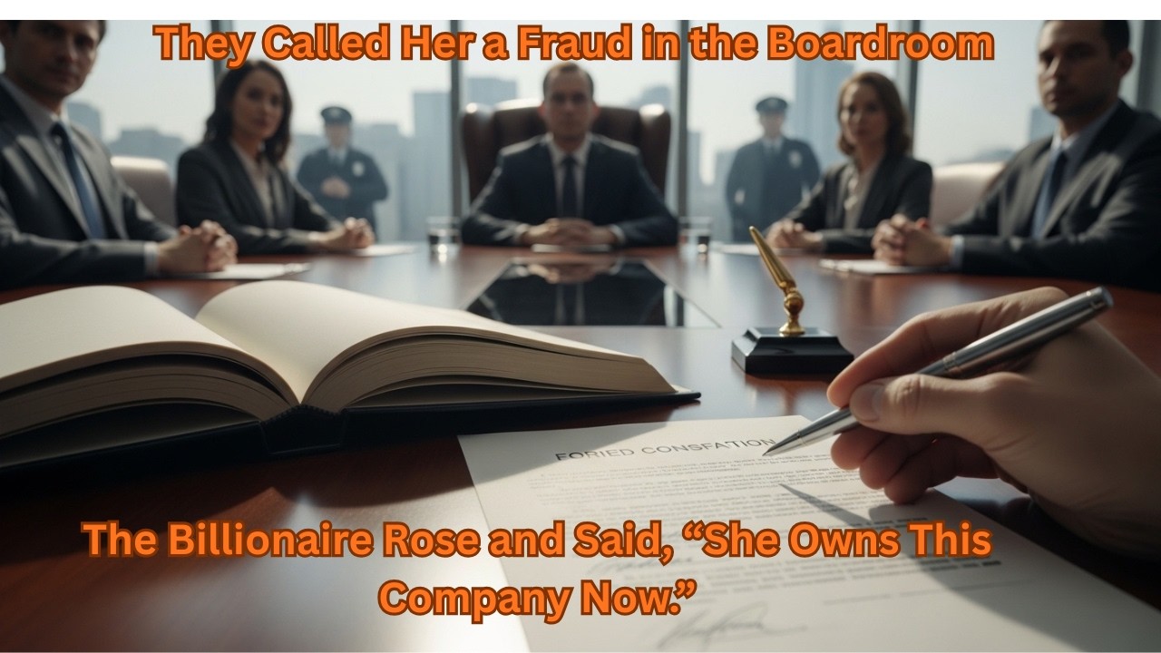 They Called Her a Fraud in the Boardroom —The Billionaire Rose and Said, “She Owns This Company Now