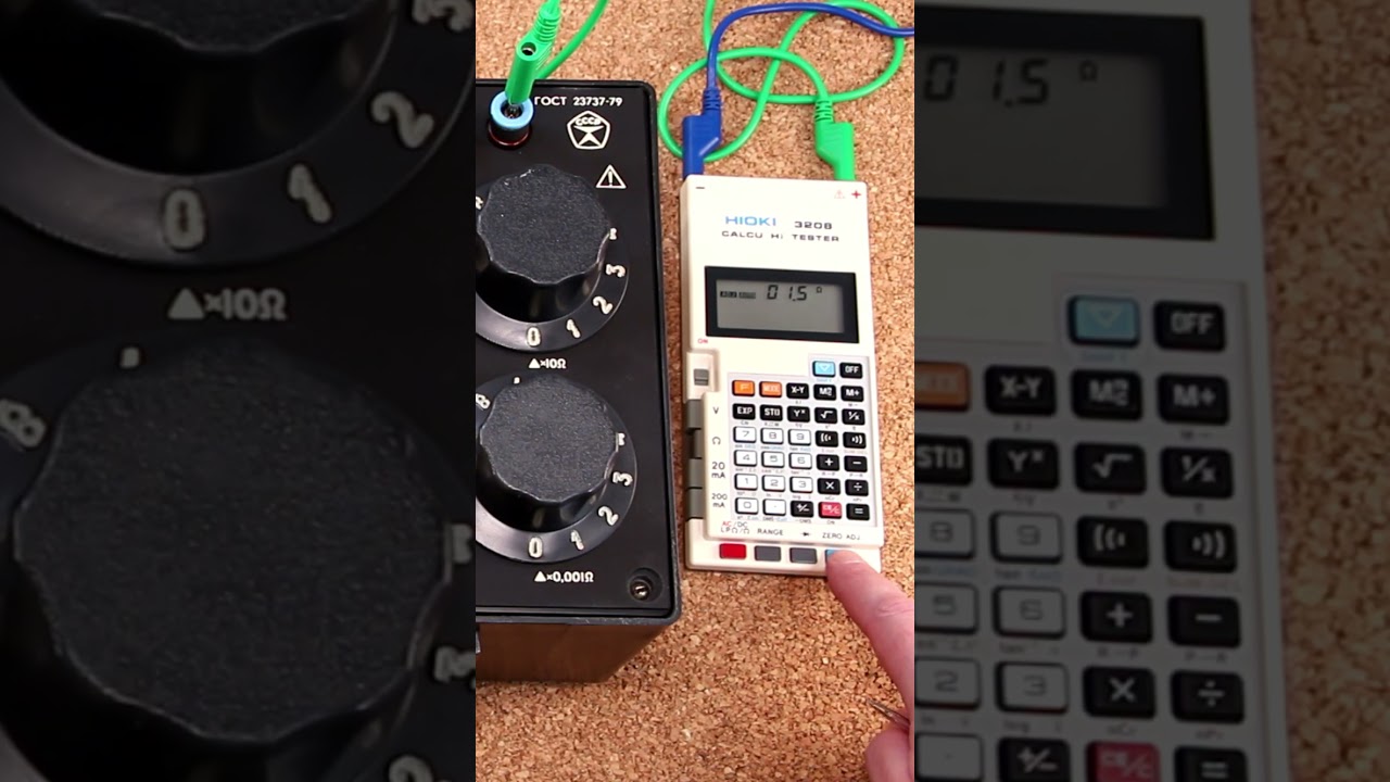 Цифровой мультиметр-калькулятор Hioki 3208. Учет сопротивления проводов #tester #мультиметр