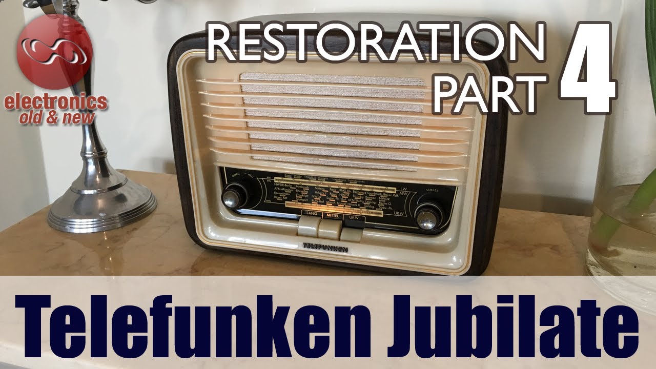 Telefunken Jubilate restoration - Part 4. Another radio restoration complete. Great result.