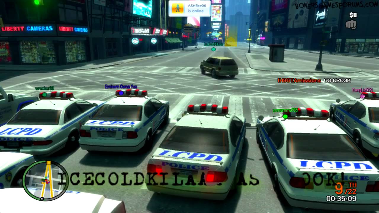 GTA IV - PC - May 8, 2011 - BGF Event Vid #4 - Shitload O' BUSTED! - BJ's PoV