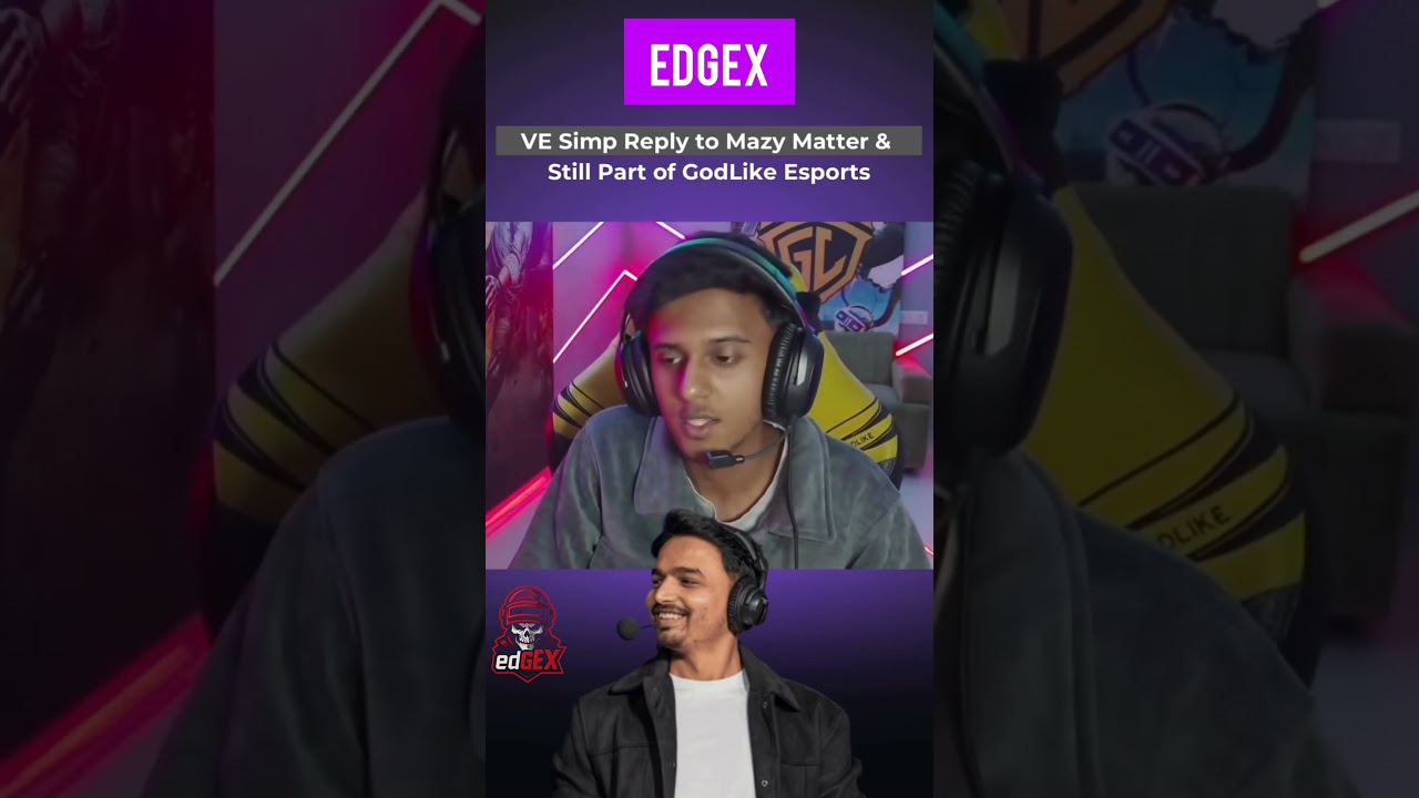 Ve Simp&rsquo;s Heated Reply to Mazy 🔥 | Confirms Staying with GODL as CC 💥 #godl #simp #bgmi #mazy #pubg
