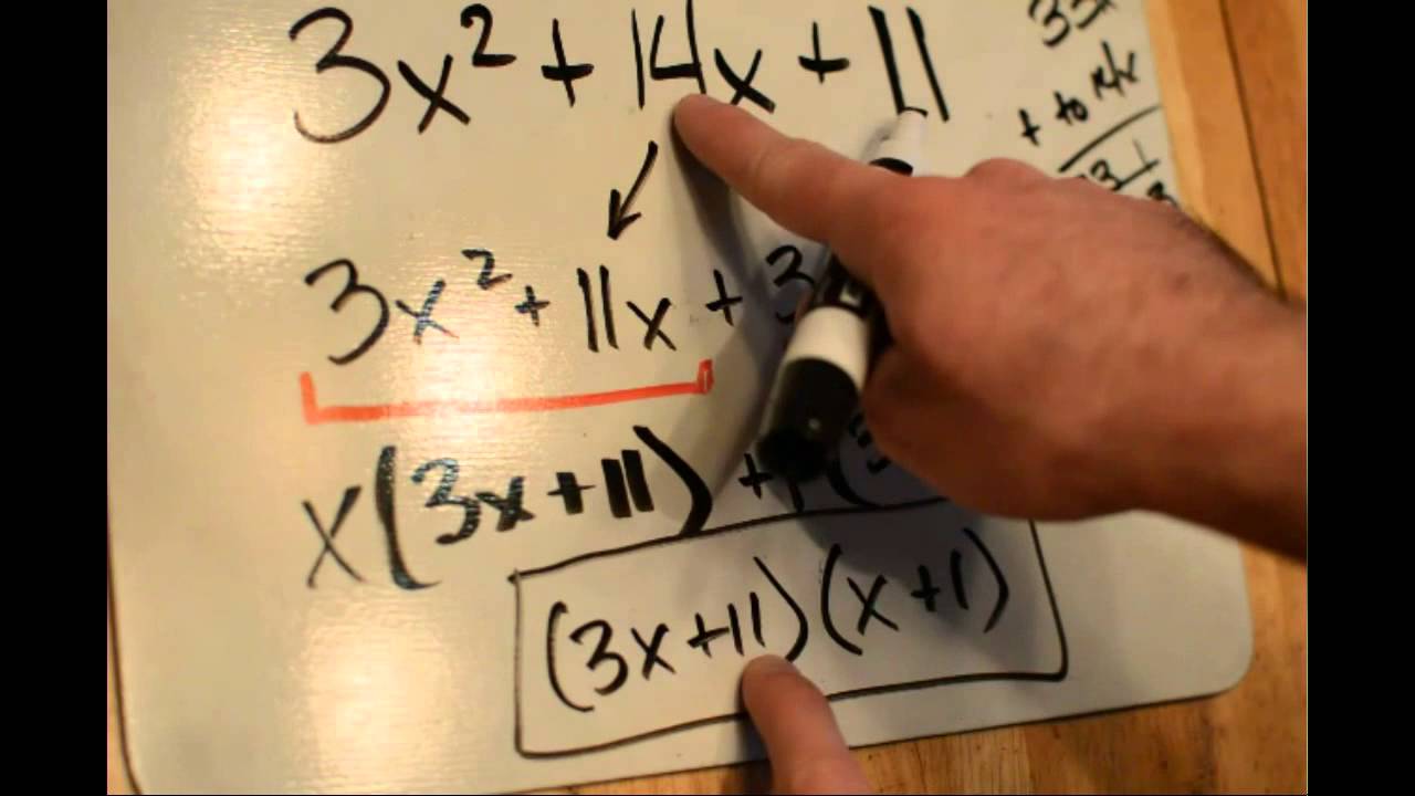 Algebra - Factoring Polynomials by Splitting the Middle Term