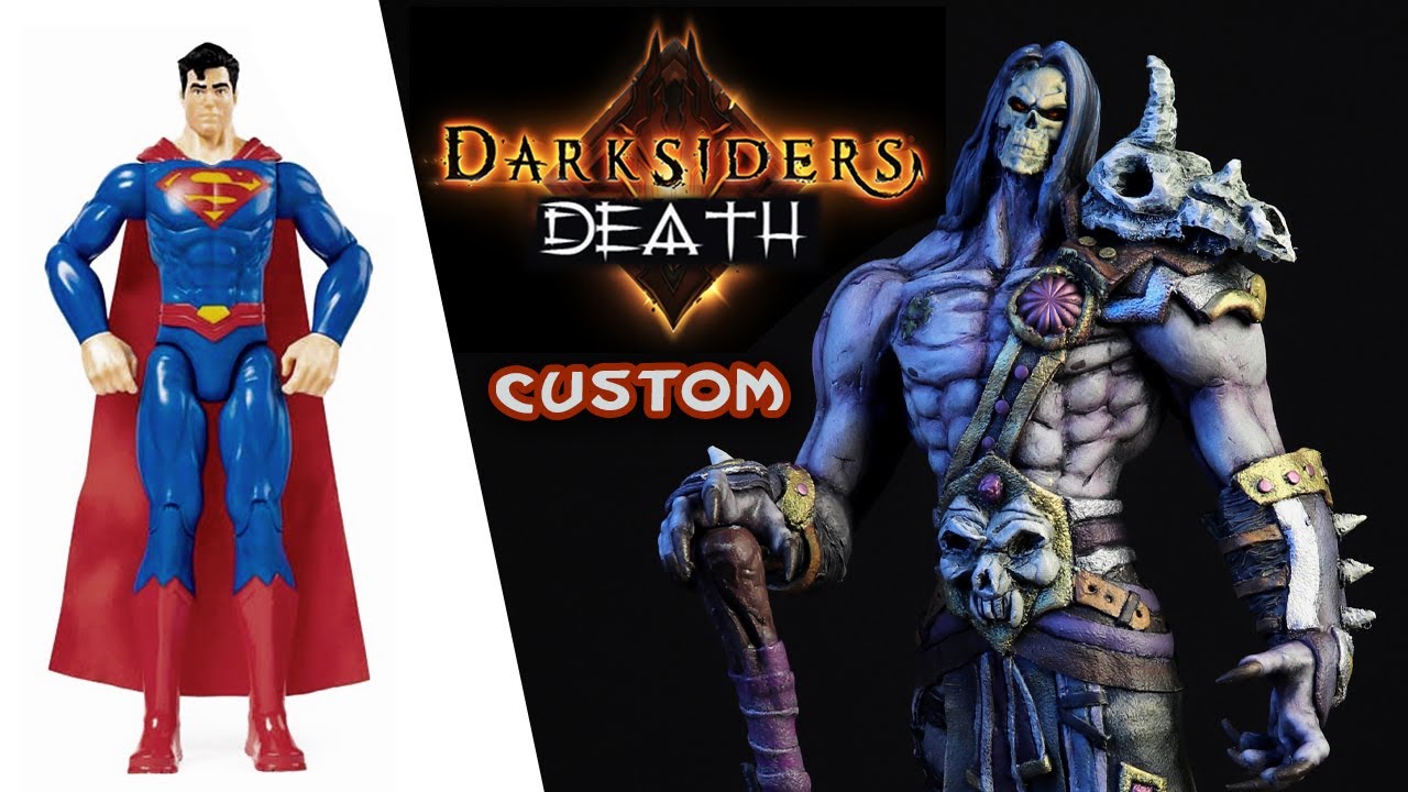Custom Death Darksiders base Superman| Sculpture Darksiders Death Timelapse | Escultura Muerte