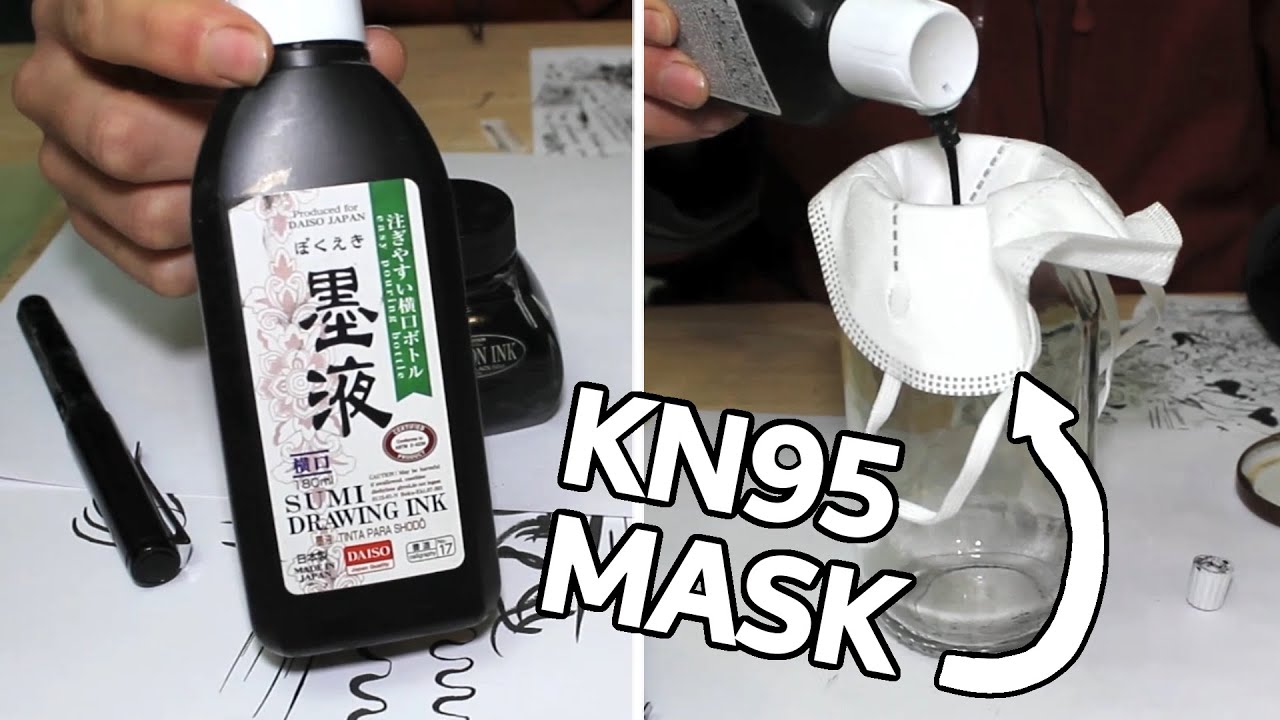 Filtering ink for a fountain pen - DIY carbon ink?