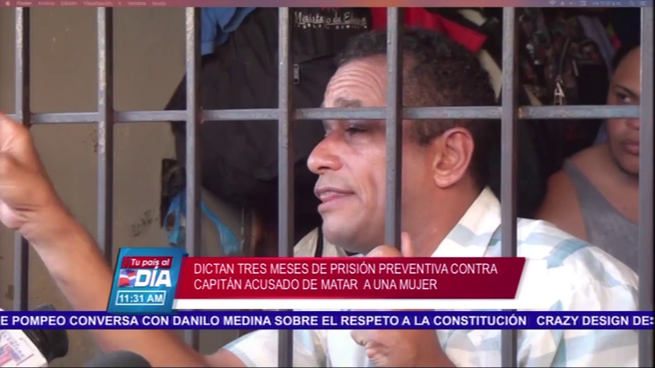 Dictan tres meses de presi&oacute;n preventiva contra capit&aacute;n acusado de ultimar su pareja