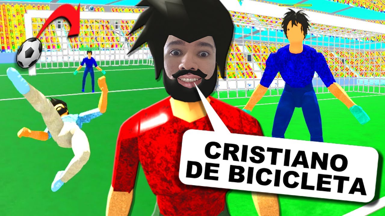 GOL DE BICICLETA NO FUTEBOL DE RUA REALISTA NO ROBLOX