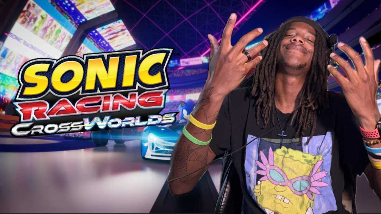 SONIC RACING CROSSWORLDS GAMEPLAY  -  O YEA MKW DON'T GOT NUN ON SONIC RACING CROSSWORLDS!!