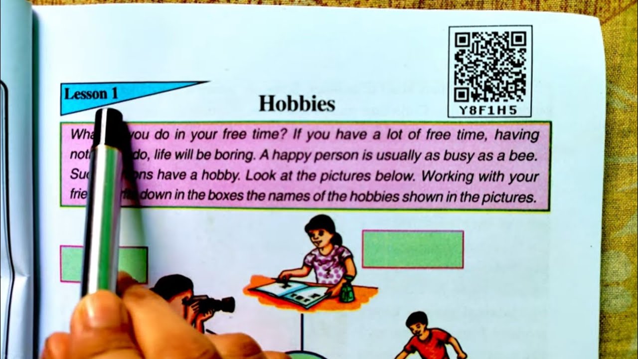 Lesson 1 - Hobbies ⛹️ | English Reading Practice| Class 7 text book | Sunbeam English Reader -2 |