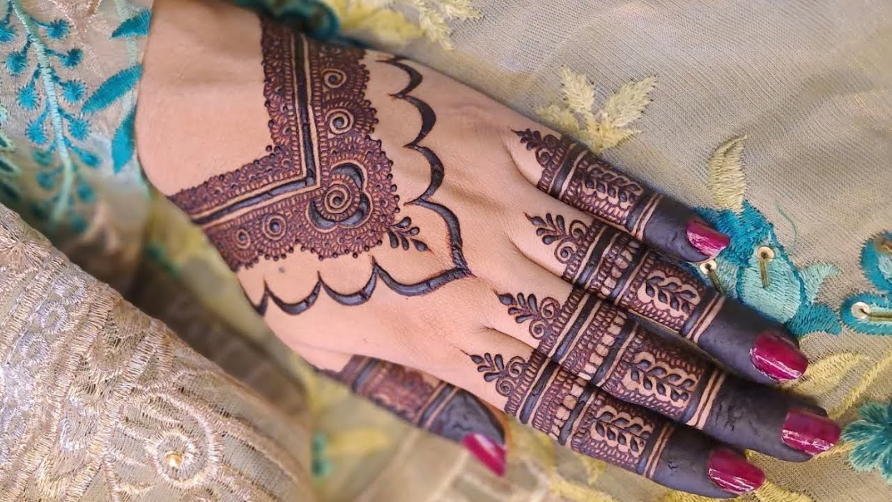 Fast & Elegant Mehndi Design Tutorial | Learn in 7 Minutes!