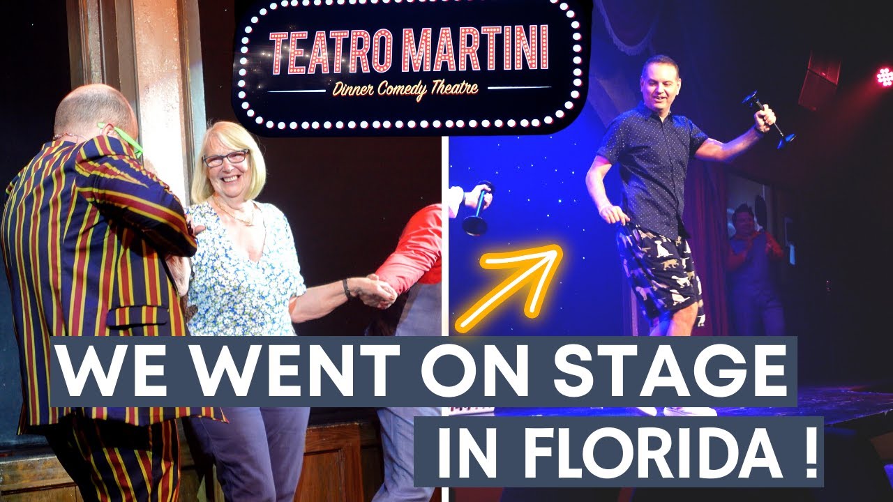 We ended up on stage in Florida! Teatro Martini & UNIVERSAL Studios | WALT DISNEY WORLD VLOGS