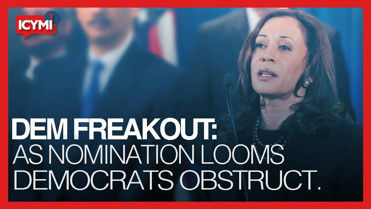 DEM FREAKOUT: As Nomination Looms Democrats Obstruct