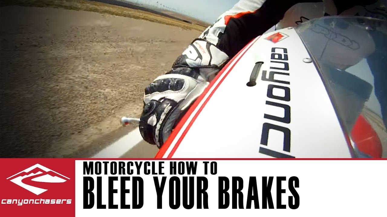 How to bleed brakes on a Motorcycle (with ABS) or after installing stainless steel brake lines