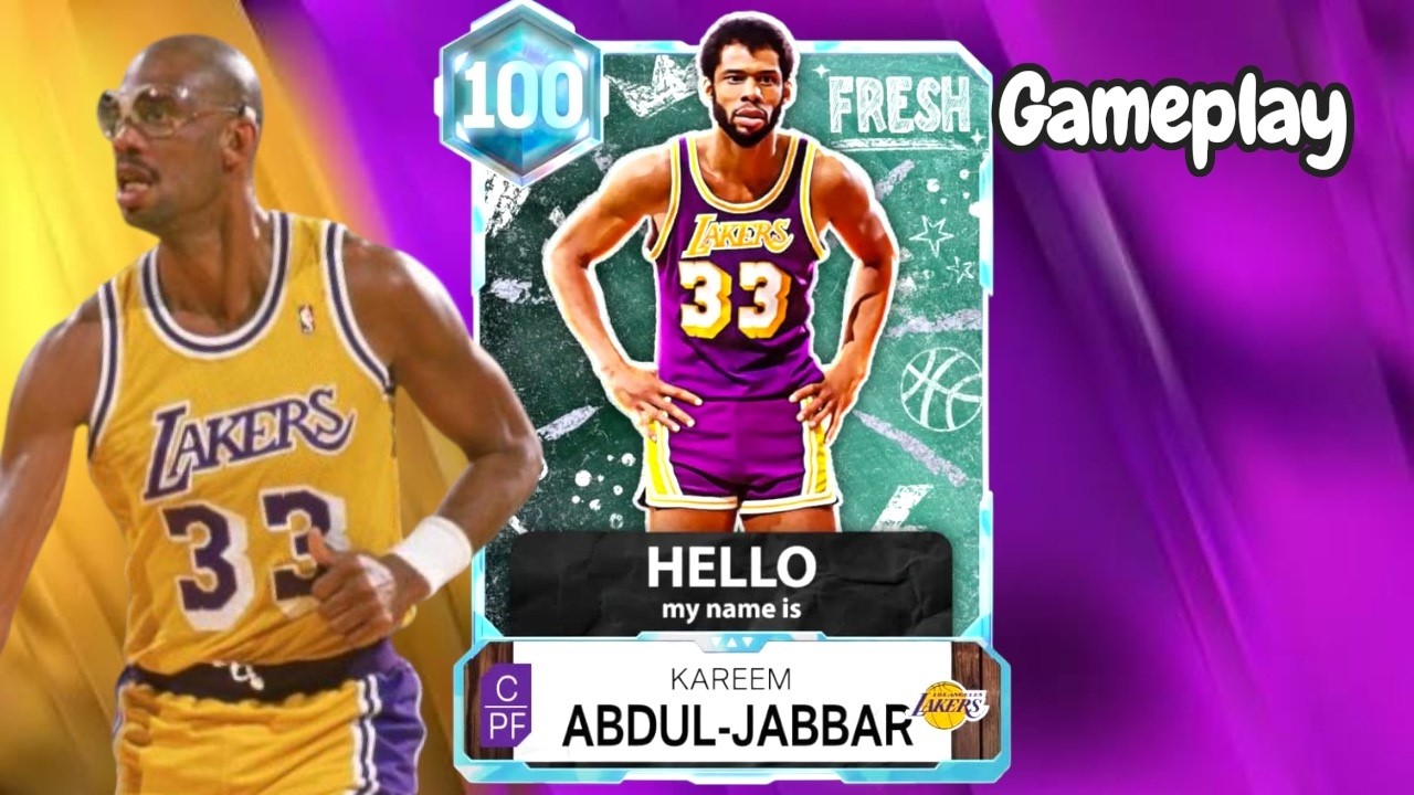 Игровой процесс Карима Абдул-Джаббара с рейтингом 100 в режиме MyTeam в NBA 2K26.