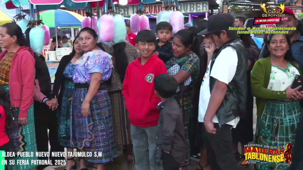 Aldea Pueblo Nuevo En Su Feria Mix Fidel Funes Marimba Orquesta Maderas Tablonenses 