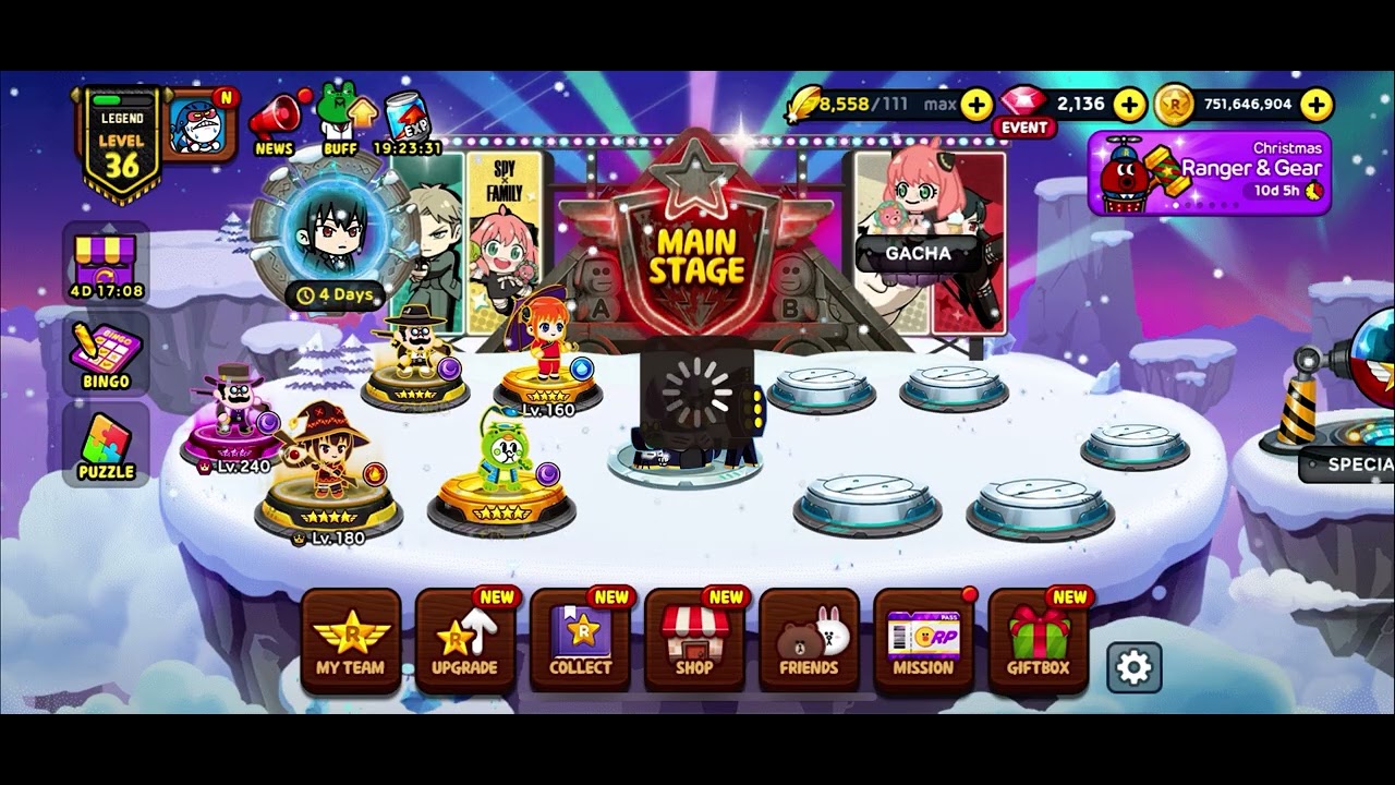 LINE RANGERS 聖誕裝3000保底
