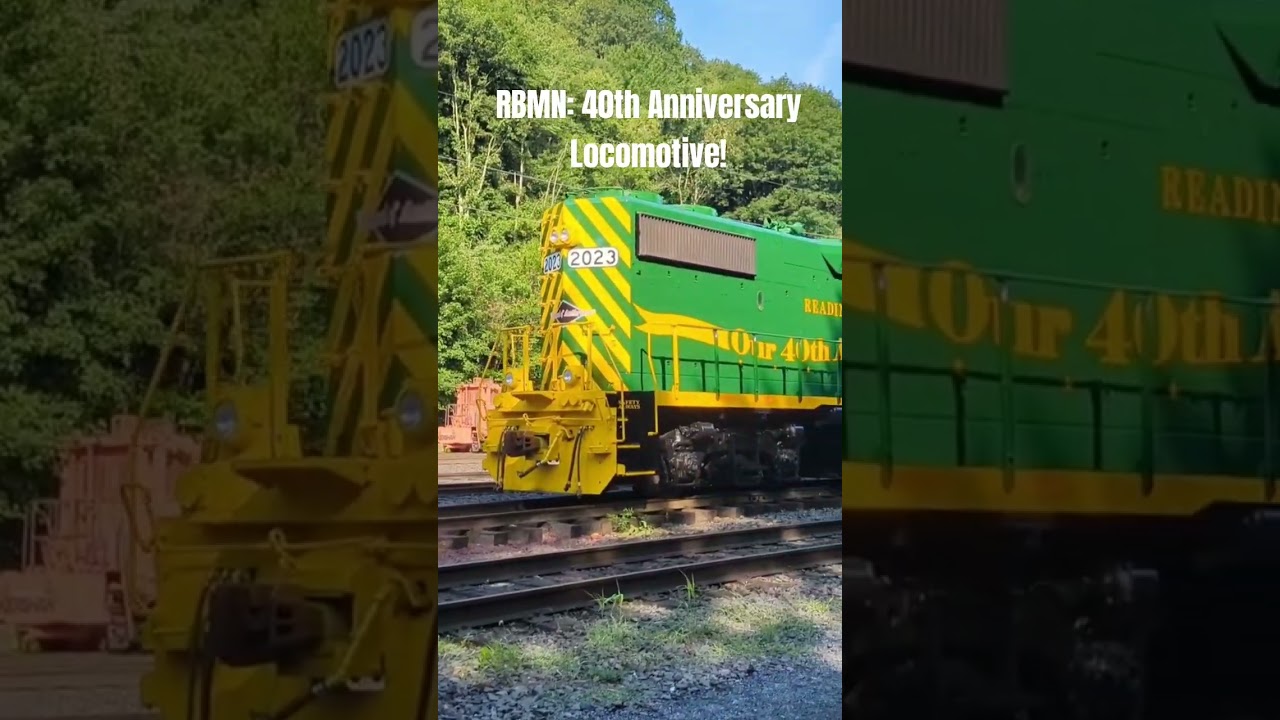 RBMN's 40th year anniversary locomotive! 🤩 #rbmn #trains #trainspotting