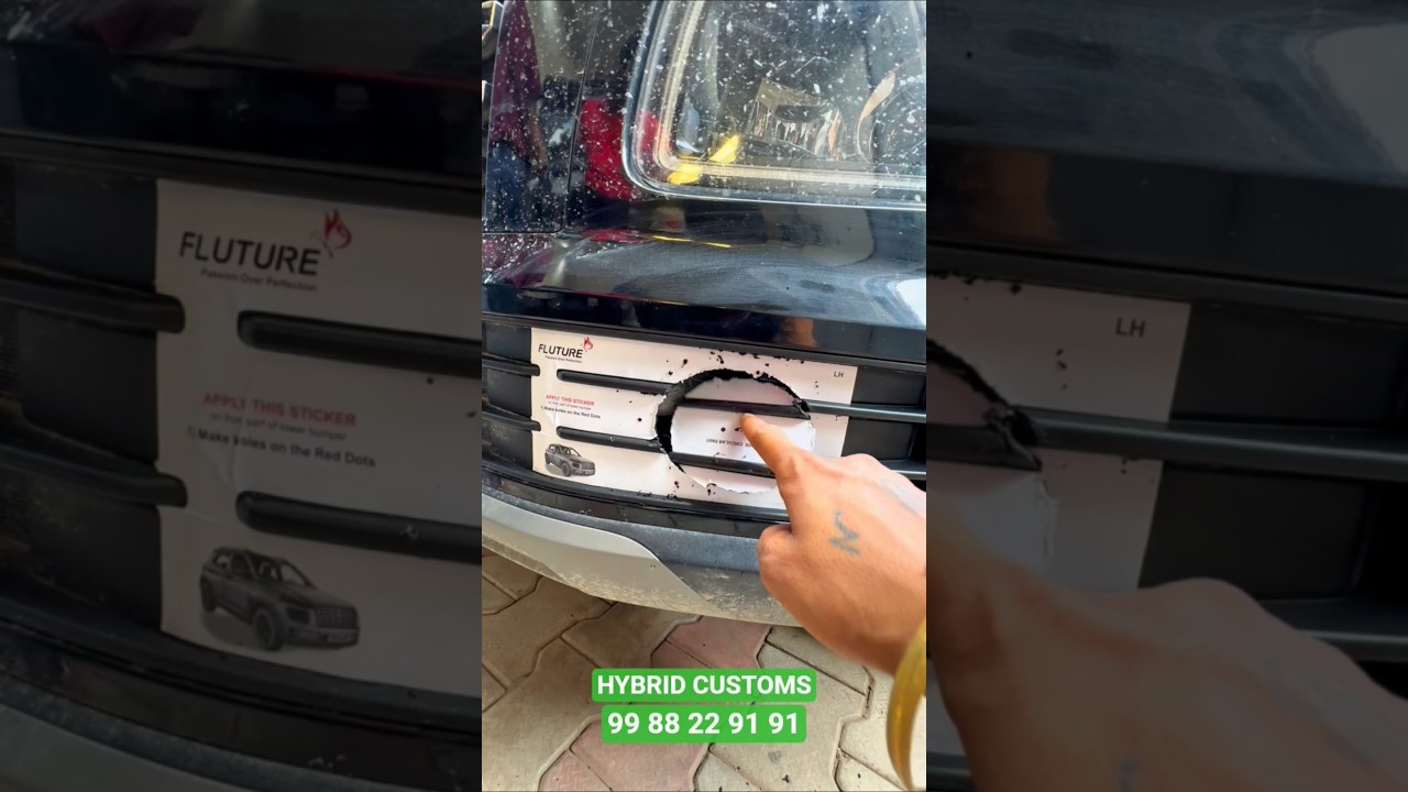 Hyundai Venue 2024 Fog Lamp Solution by @HybridCustoms #venue2024 #accessories #upgrade