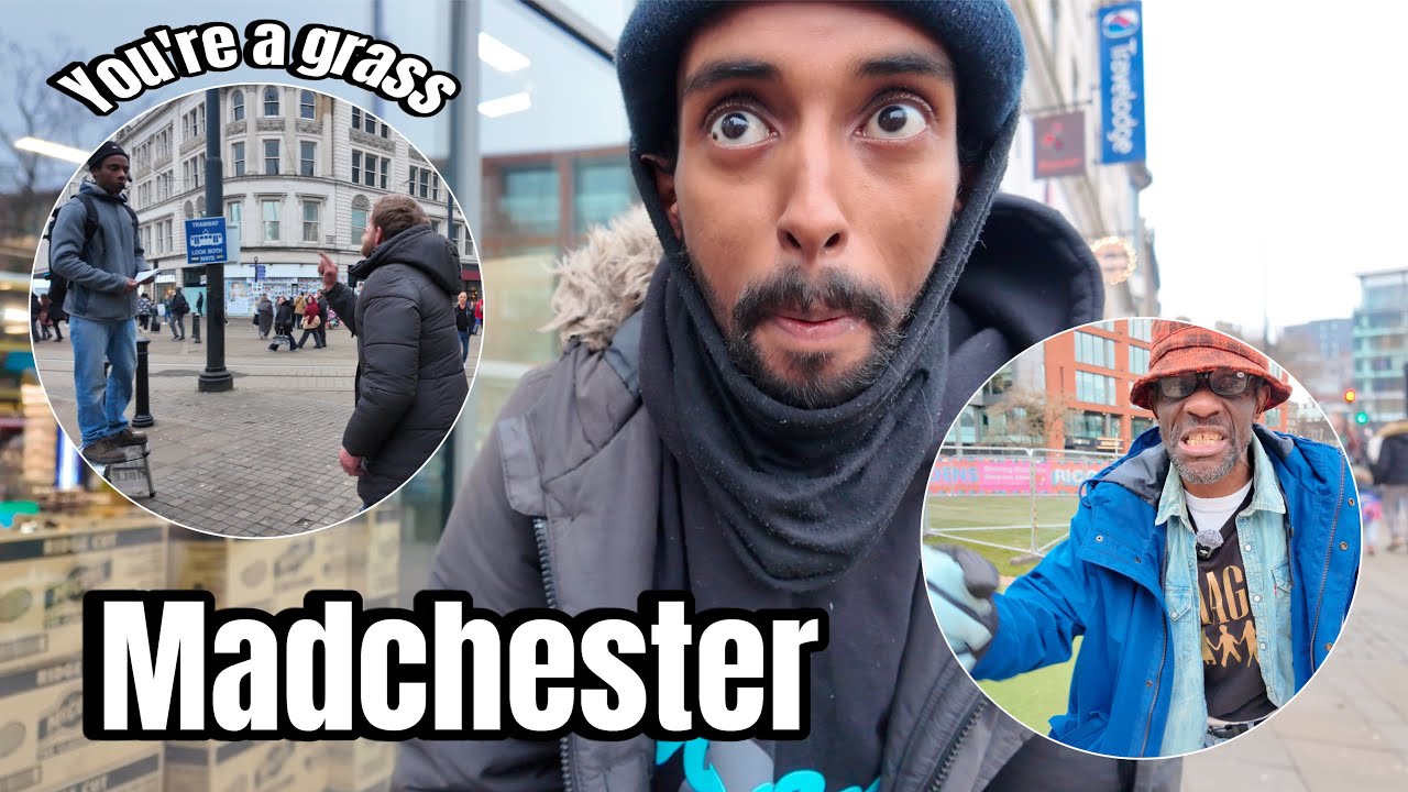 MANCHESTER- Mad Mohammed Gets In My Face & Turbo Goes Nuts With The Preacher!
