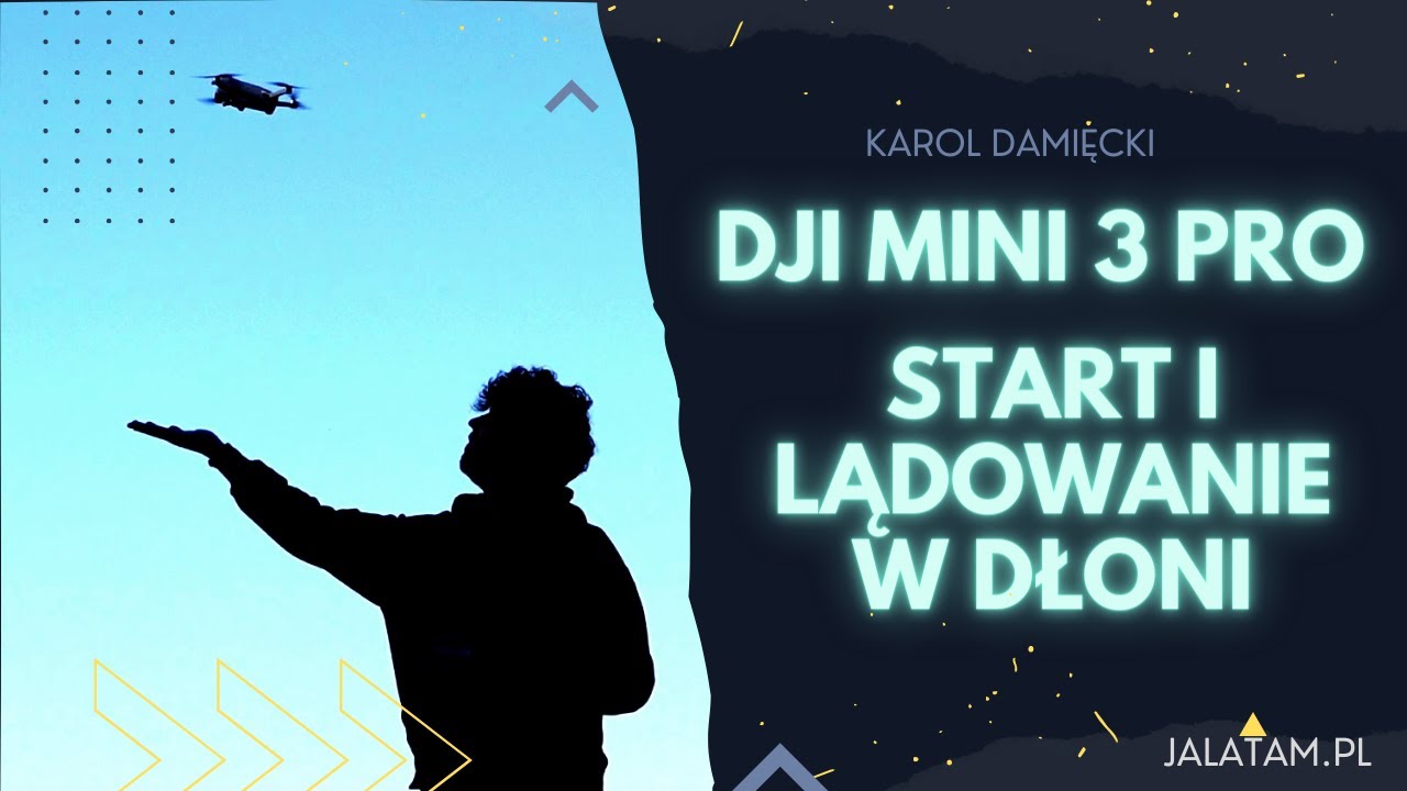 Start i lądowanie na dłoni - DJI Mini 3 Pro - 10/10 palców