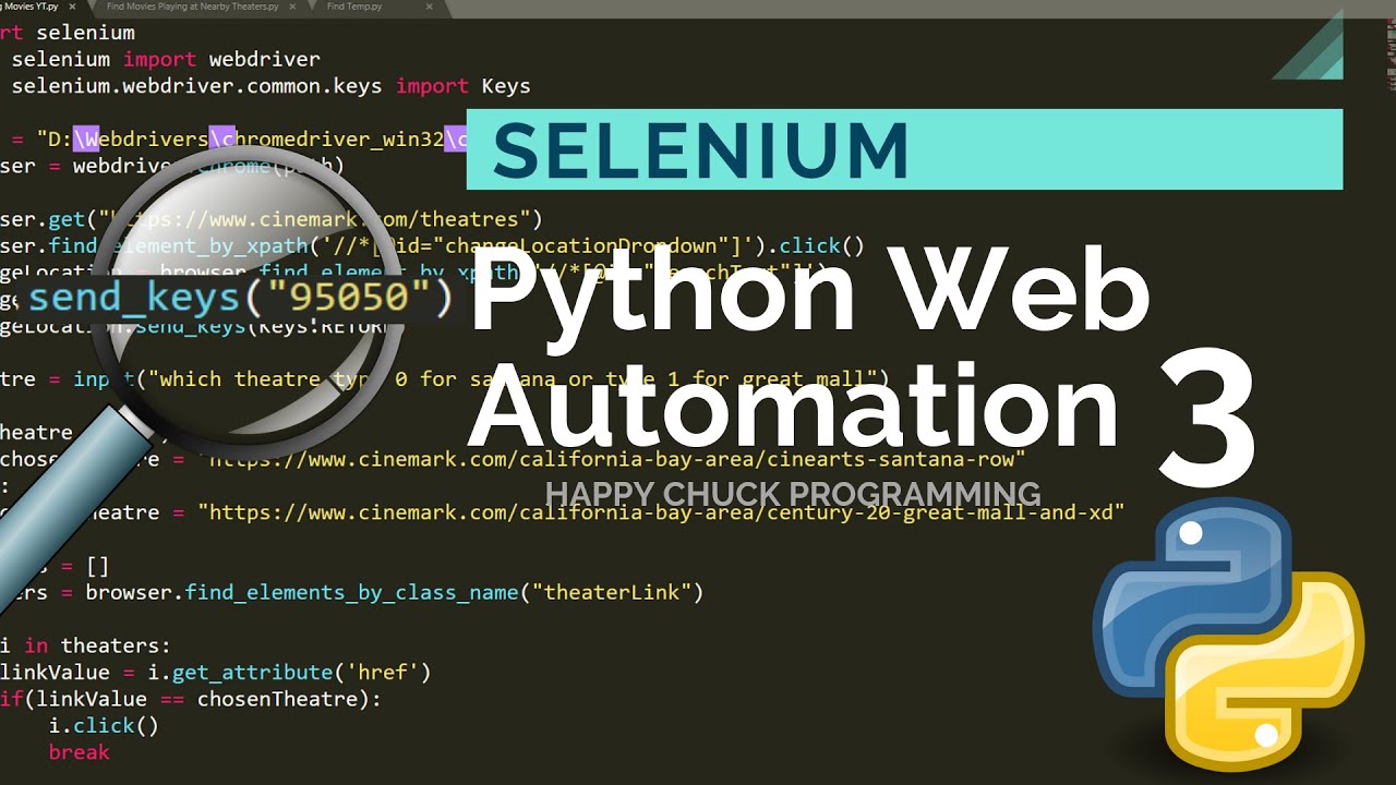 Web Automation with python and selenium (part 3)