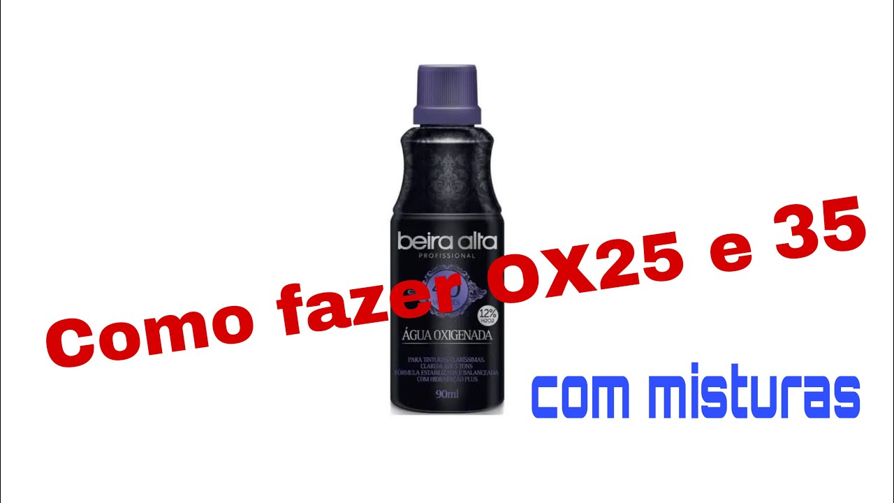 Como fazer OX 25 e 35 Volumes?