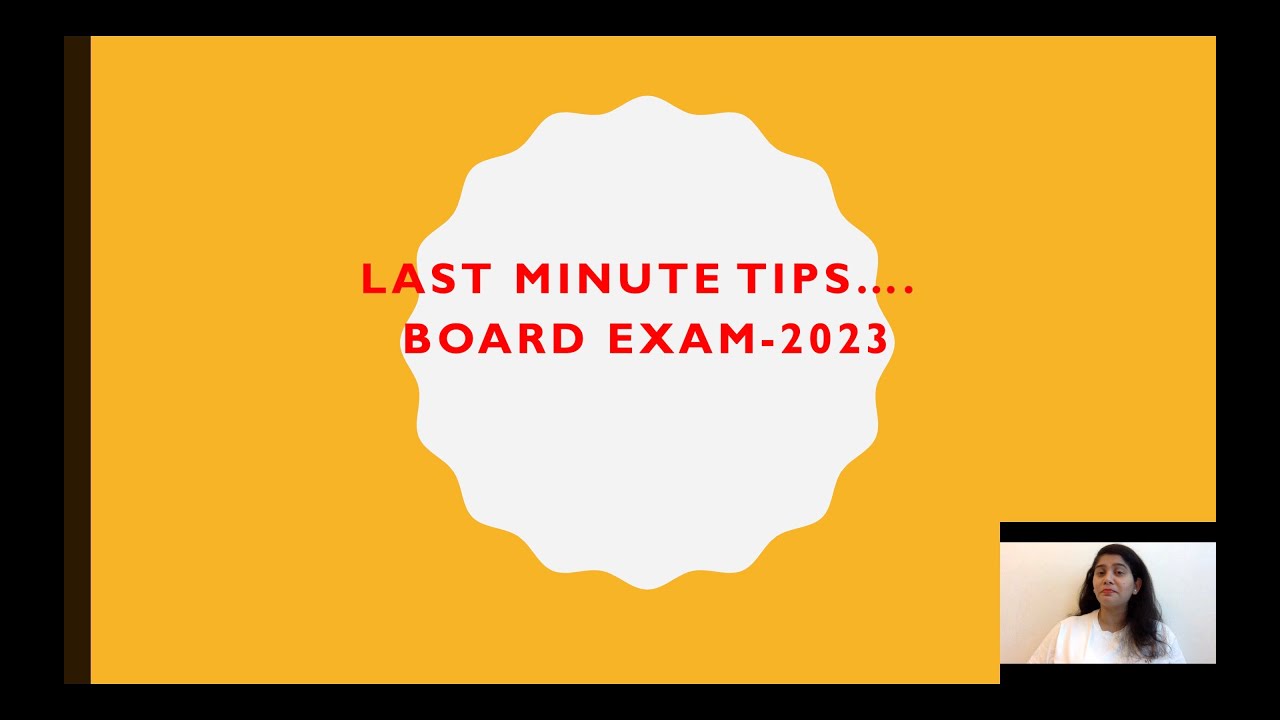 LAST MINUTE TIPS ENGLISH