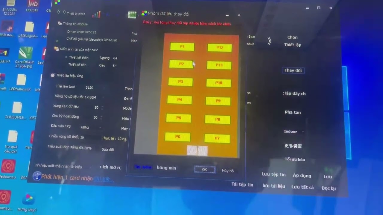 Hướng dẫn cấu hình card và xử lý Kystar full chi tiết