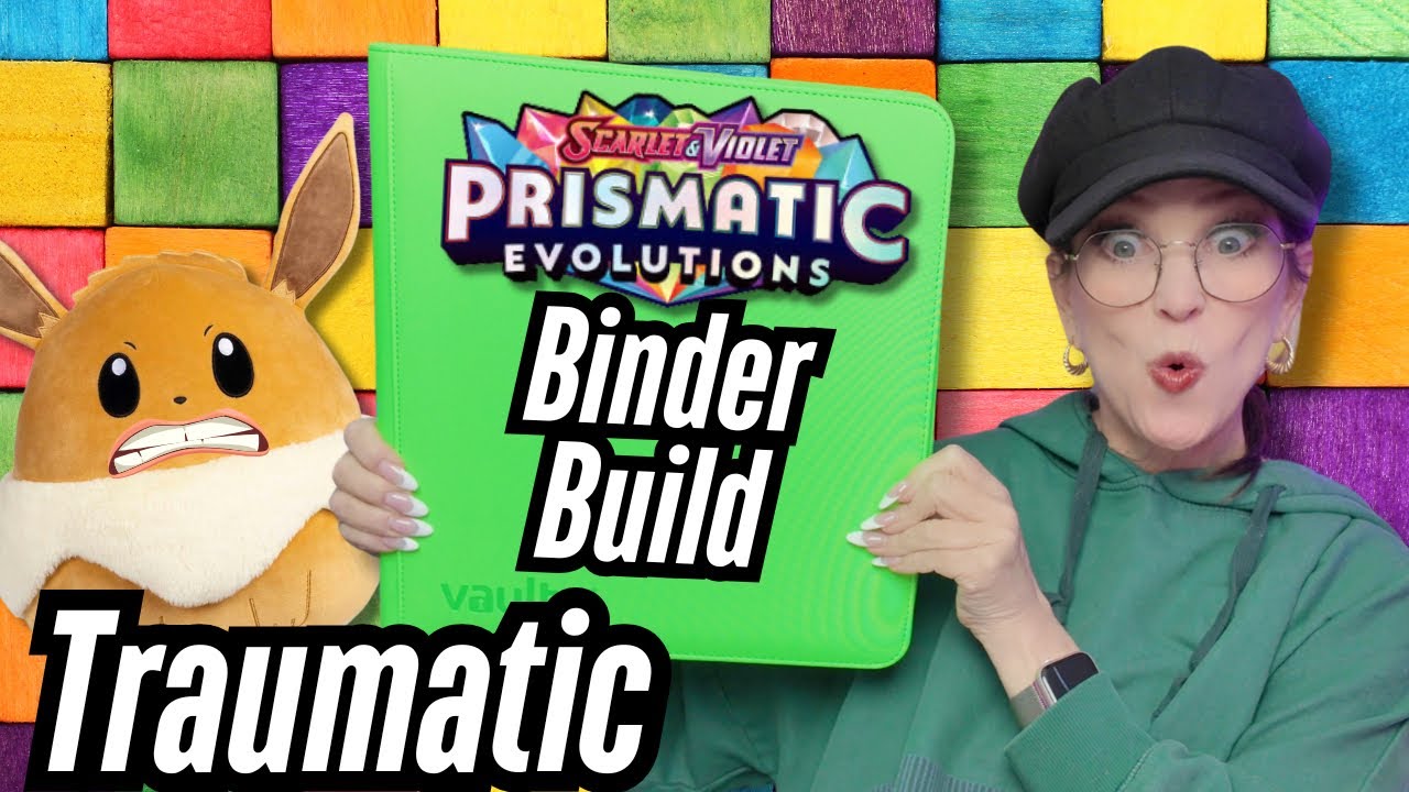 Pokemon PRISMATIC EVOLUTIONS | TRAUMATIC Master Set Binder Build