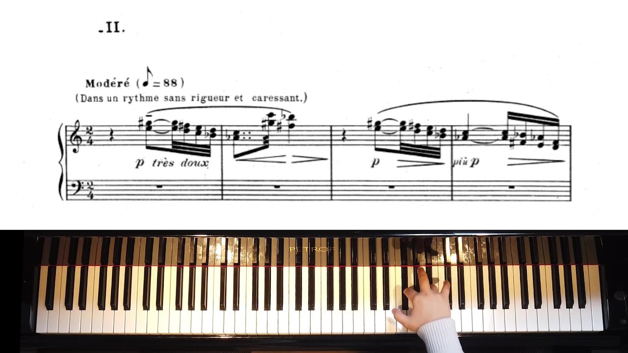 帆「前奏曲集第１集」: ドビュッシー｜Debussy : Voiles  [Préludes Book 1]