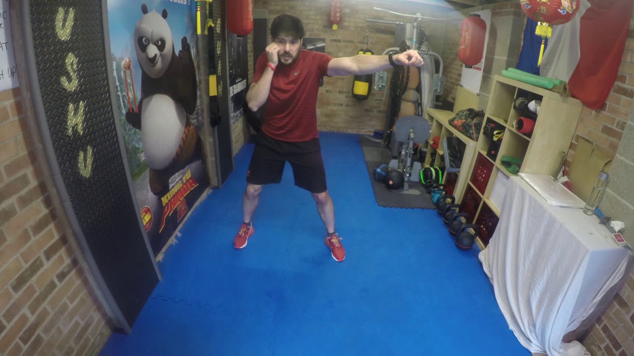 #WushuAtHome Sanda Power Training - 4 x 5 min Workout