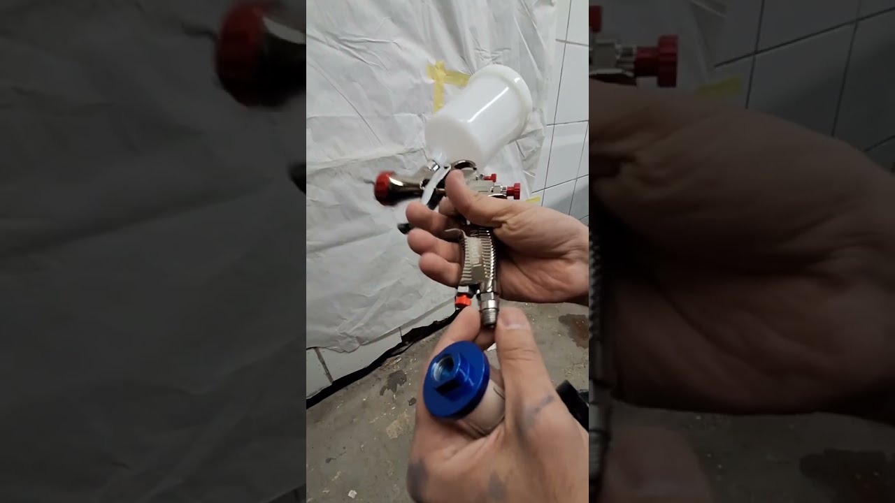 spry gun R500  , تجربة مسدس رش 1.3 LVLP , الاصدار الاول ، طرق دهان السيارات