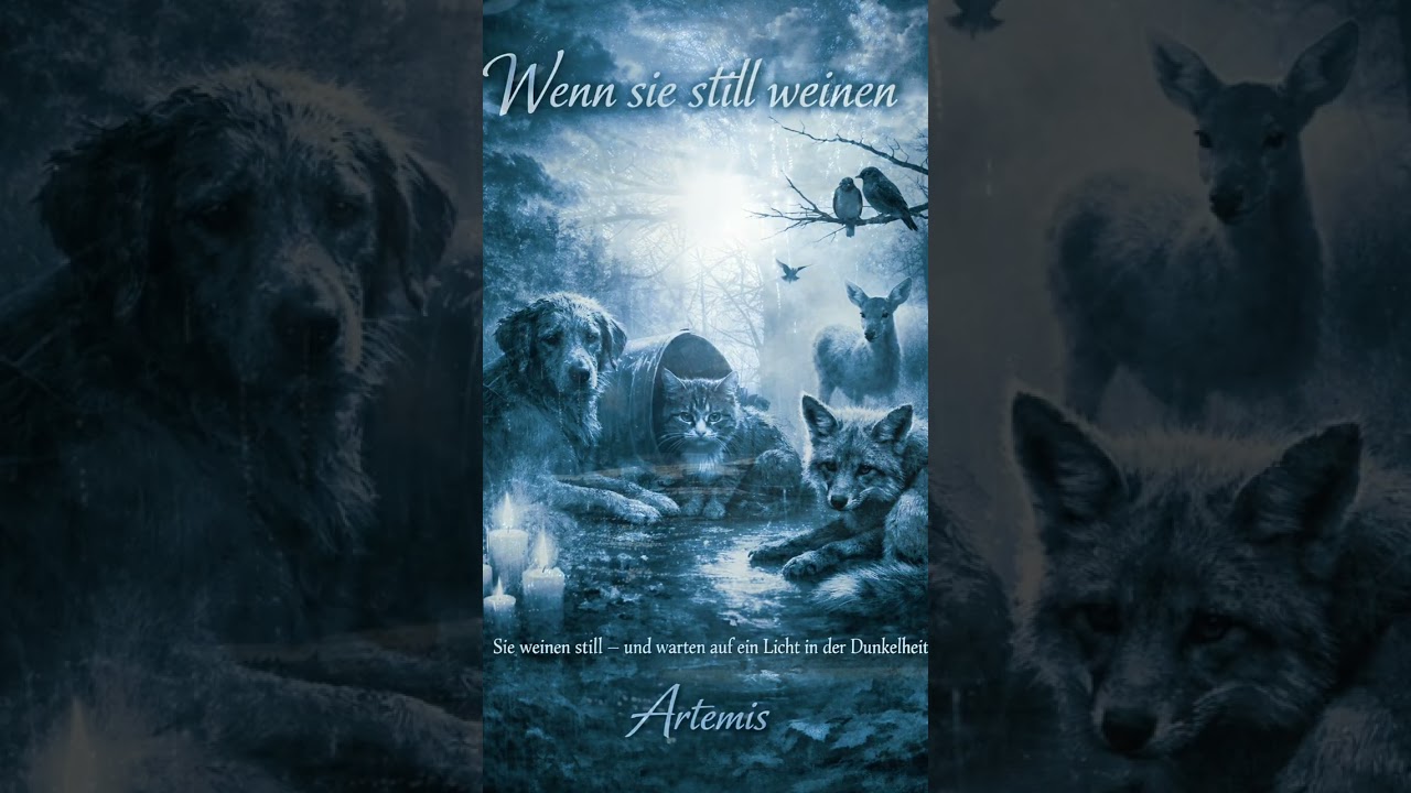 Wenn sie still weinen -( tief berührende Ballade )   über das Leid von Tieren - Artemis 