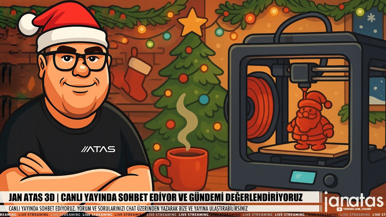JanAtaş 3D Talks | Sohbet & 3D Printer Dünyasındaki Son Gelişmeler