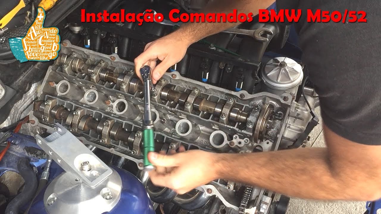 Como montar os comandos de válvula motor m50/m52 BMW (Dica importante)