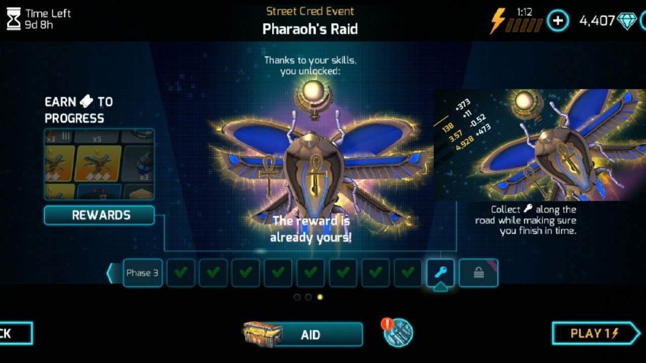 Gangstar Vegas◆Pharaoh's Raid-Street Cred Event Unlocking Godfire Level 3