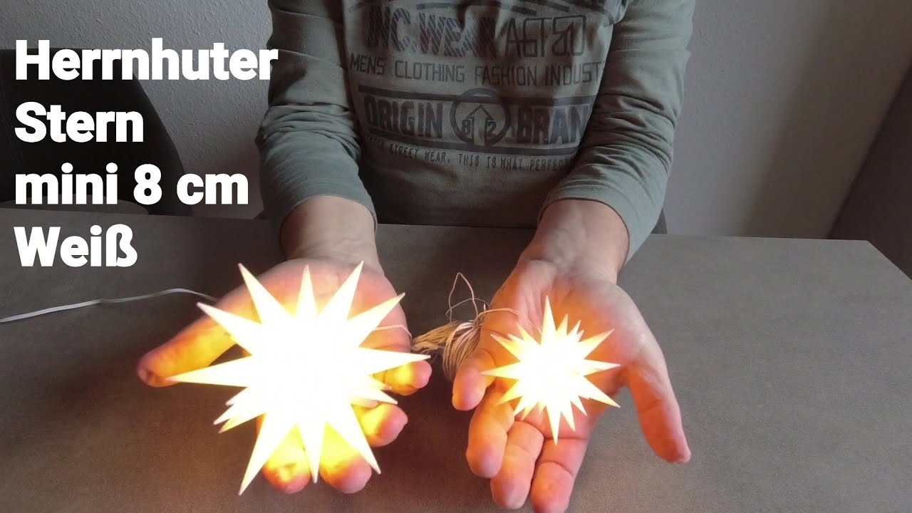 Herrnhuter Stern mini 🌟 8 cm 🌟 Unboxing