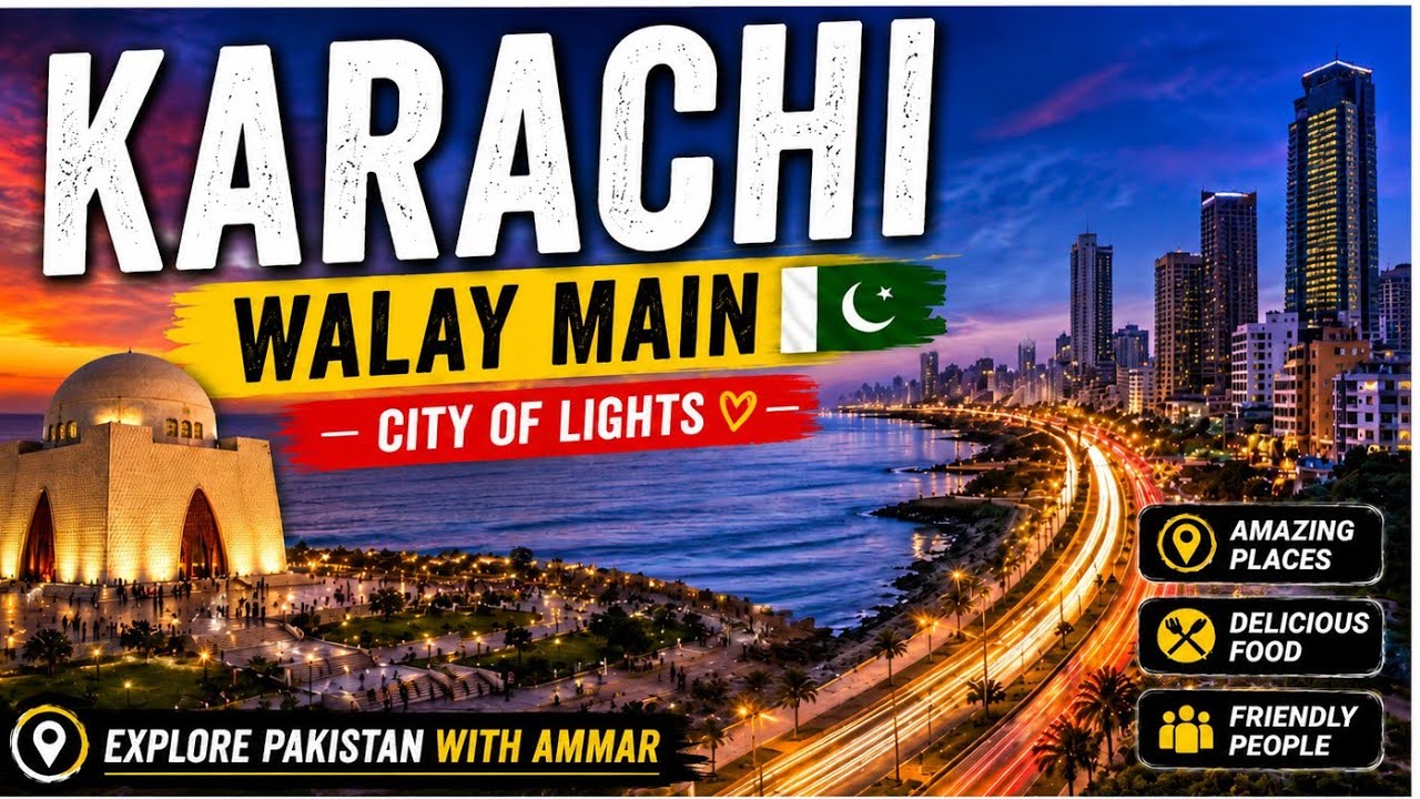 KARACHI WALAY MAIN 🇵🇰 | City of Lights ❤️ | Explore Pakistan With Ammar