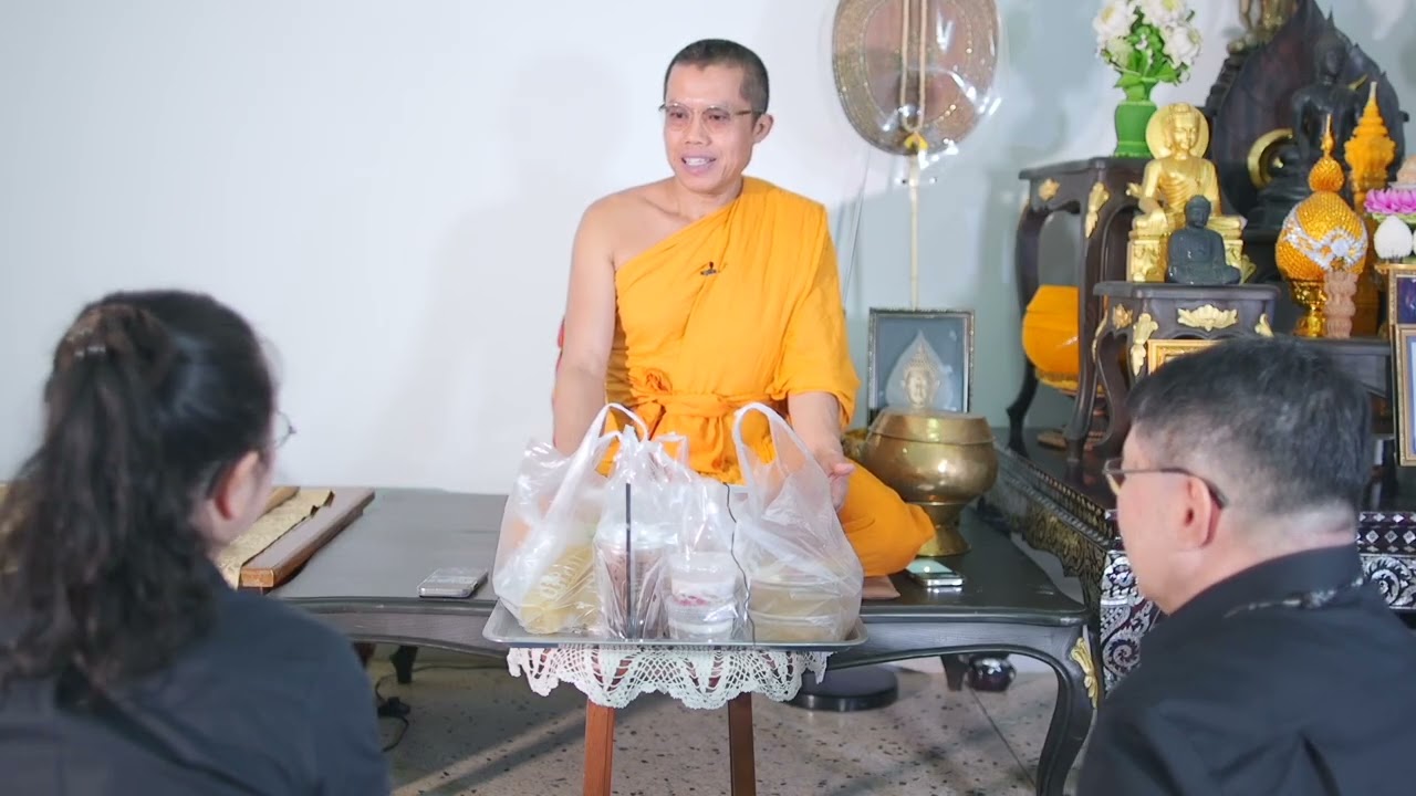 อนุโมทนายินดีปีติโยมกรุงเทพมาทำบุญถึงที่