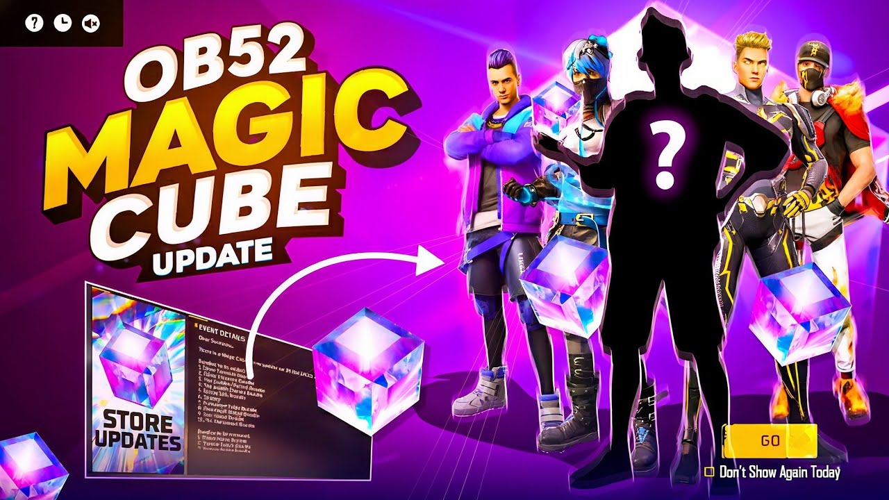 OB52 Magic Cube Store Update🔥🤯|14 January Next Magic Cube Bundle| Free Fire New Event | ff new event