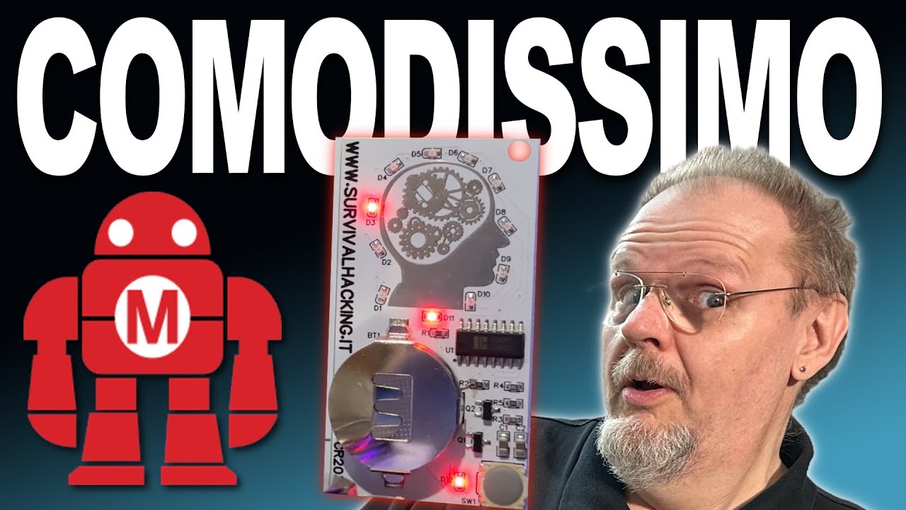 SH207 - Mi faccio montare le PCB da JLCPCB e ci faccio i gadget per il Maker Faire