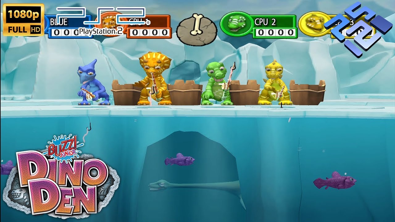 Buzz! Junior: Dino Den PS2 HD Gameplay (PCSX2)